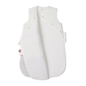 Gigoteuse sans manches en veloudoux Babou 50 cm bicolore 