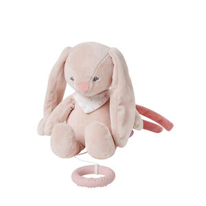 Petite peluche musicale Pomme le lapin 