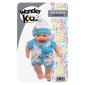 Poupon bébé d'amour 16 cm (coloris aléatoire) 