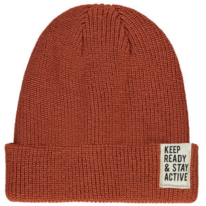 Bonnet en tricot côtelé uni pour garçon 