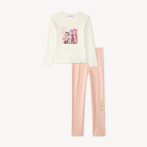 Pyjama 2 pièces fille en velours KPop Demon Hunters 