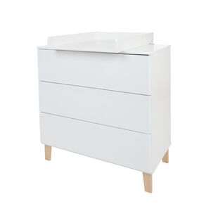 Plan à langer blanc pour commode Noah/Charlie/Mae 