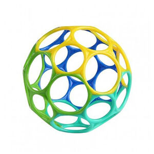 Balle souple Oball Classic Bleu Vert Jaune 