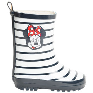 Bottes de pluie à rayures print Minnie Disney pour enfant fille 
