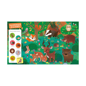 Livre "Cherche et trouve des tout-petits - Chez les animaux" 