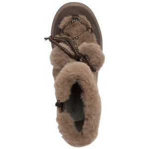 Bottes effet cuir à fausse fourrure et pompons pour fille 