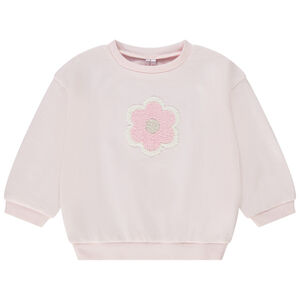 Sweat oversize avec patch bouclettes pour bébé fille 