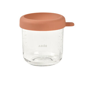 Pot de conservation en verre 250ml Terracotta 