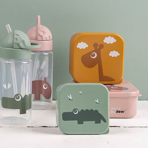 Gourde à paille - Croco vert 