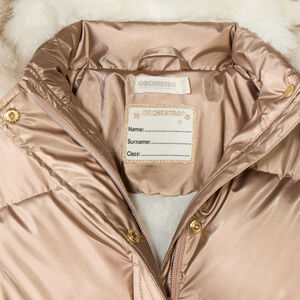 Doudoune grand froid fille doublée sherpa à capuche 
