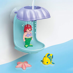 Set 7 pièces Disney Ariel avec coquillage de bain 