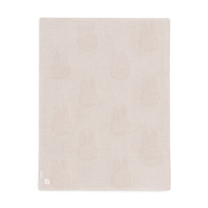 Couverture bi-matière 75 x 100 cm Miffy nougat/coral fleece 