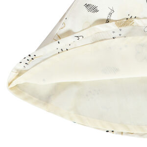 Jupe courte de cérémonie en coton imprimé fantaisie pour fille 