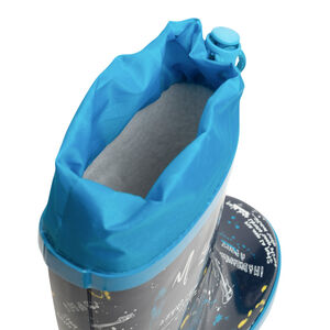 Bottes de pluie pour enfant garçon à soufflet imperméable 