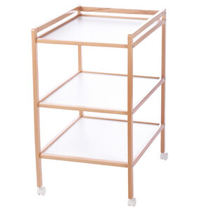 Table à langer 2 étagères Tiny - Hêtre vernis 