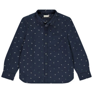 Chemise manches longues imprimé triangles pour garçon 