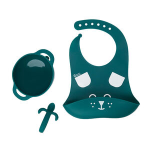 Coffret repas en silicone FIRST'ISY 6-12 mois - Chien 