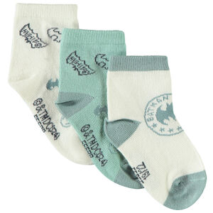 Lot de 3 paires de chaussettes Batman Warner pour bébé garçon 