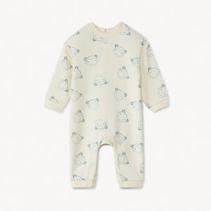 Combinaisons longue imprimé singes pour bébé garçon 