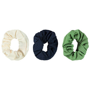 Lot de 3 chouchous en voile froissé pour fille 