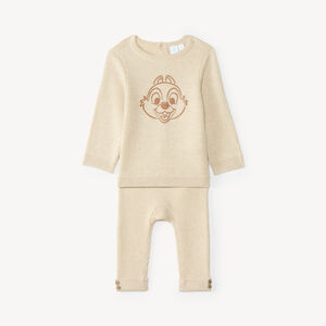 Ensemble 2 pièces bébé garçon en tricot Tic et Tac Disney 