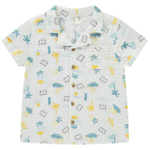 Chemise manches courtes imprimé tigres pour bébé garçon 