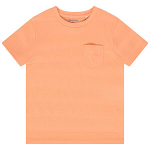 T-shirt manches courtes à poche print palmier 