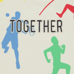 T-shirt manches courtes effet color block sport pour garçon 