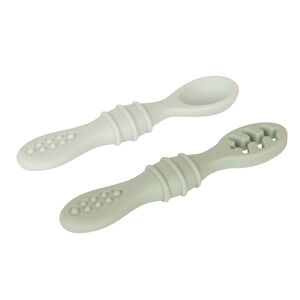 Lot de 2 cuillères d'apprentissage Miamix - Vert 
