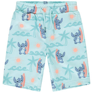 Bermuda Stitch Disney en maille molleton pour garçon  