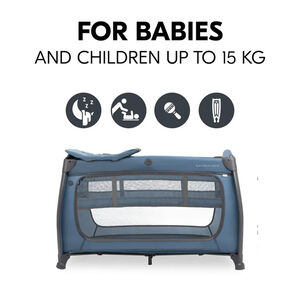 Lit de voyage & matelas à langer Play N Relax Center dark blue  