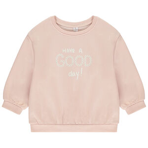 Sweat molleton oversize printé pour bébé fille 