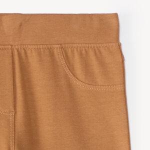 Jegging uni en maille pour fille 