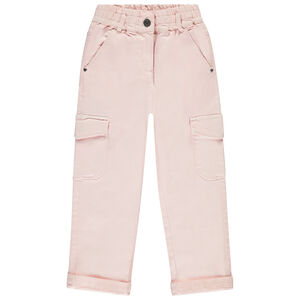 Jean overdyed large avec style cargo pour fille  