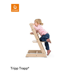 Chaise haute évolutive Tripp trapp en bois de chêne - Noir 