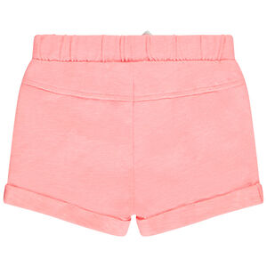 Short uni en jersey slub pour bébé fille 