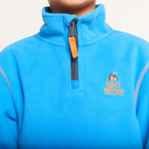 Sweat polaire de ski à col zippé garçon 
