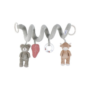 Spirale d'activités en veloudoux Fluffy & Orso vert 