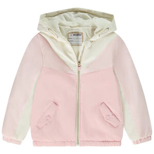 Coupe-vent bicolore rembourré et doublé pour fille 