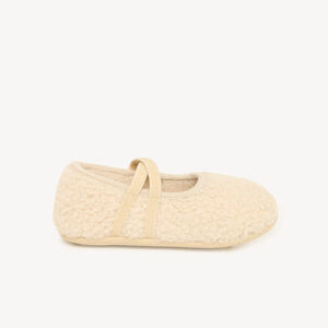 Chaussons babies fille en bouclette 