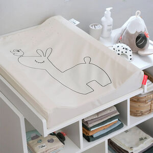 Matelas à langer Easy Wipe Lalee le lama sable 