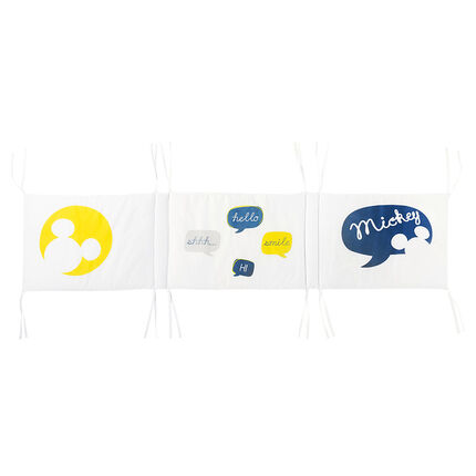 Tour De Lit En Popeline Disney Motif Mickey Orchestra Fr