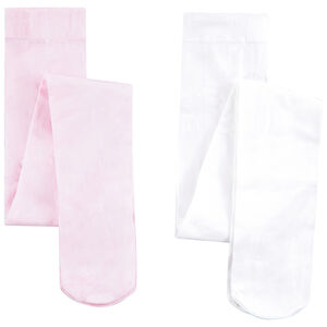 Lot de 2 collants fins unis pour fille 