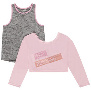 Ensemble débardeur et crop top sport pour enfant fille 