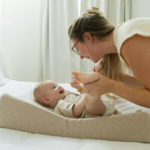 Housse matelas à langer pour coussin Sofalange Terre d'Argile 