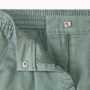 Pantalon cargo en twill uni avec ceinture pour fille 