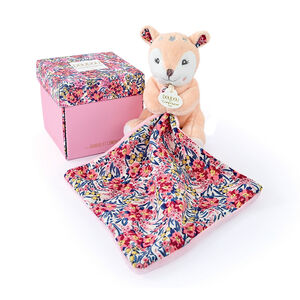 Doudou Boh'aime faon avec mouchoir imprimé 