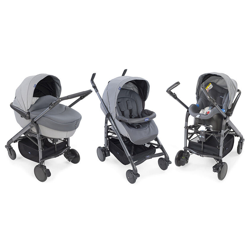 poussette trio love silver