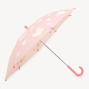 Parapluie fille motifs cœurs 