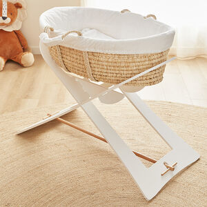 Pied de couffin blanc  